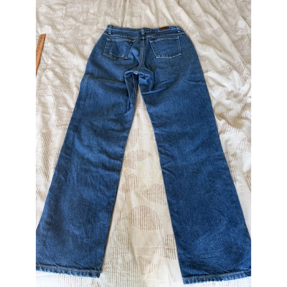 Riders by Lee Relaxed Fit Straight Leg Jeans Medium Wash Denim High Rise 30x30 - Picture 6 of 8